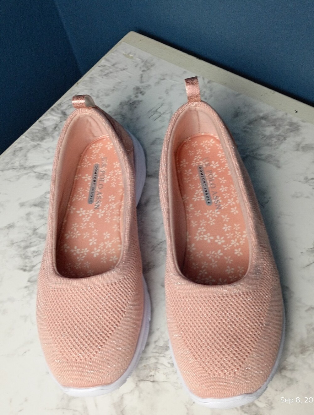 Women's Skechers Slip-On Knit Lightweight Walking Shoes - Blush Pink